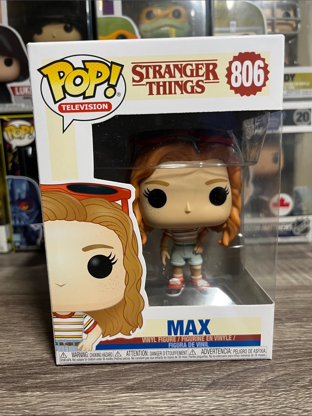 Funko Pop! Stranger Things Max - Red Hair, White & Blue Outfit